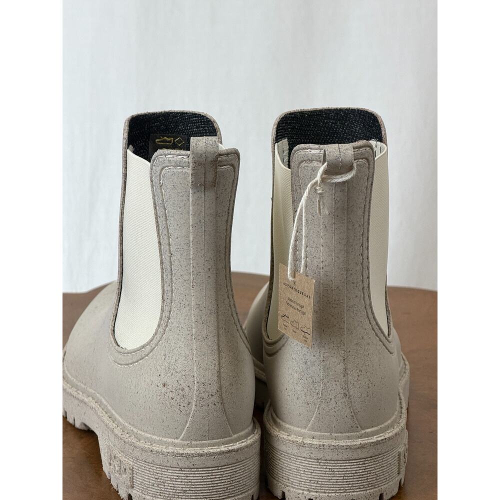 NIB Bos & Co Asportuguesas CORK Chelsea Ankle Pull On Boot Oatmeal EU 40 #0374 - Picture 5 of 7